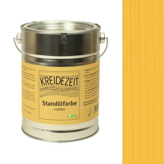Kreidezeit Standölfarbe vollfett gelb - 2,5 l Dose