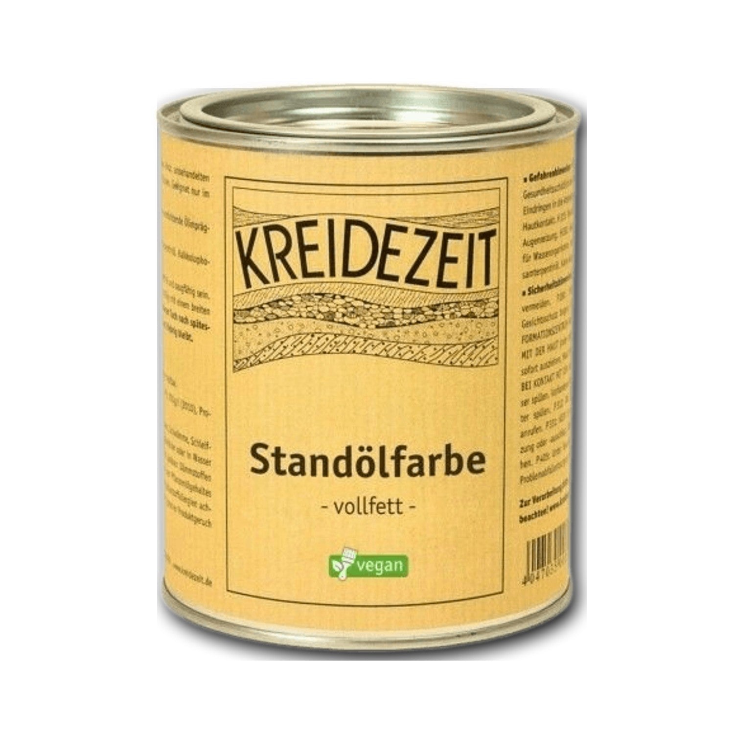 Kreidezeit Standölfarbe vollfett weiß — 0,75 l