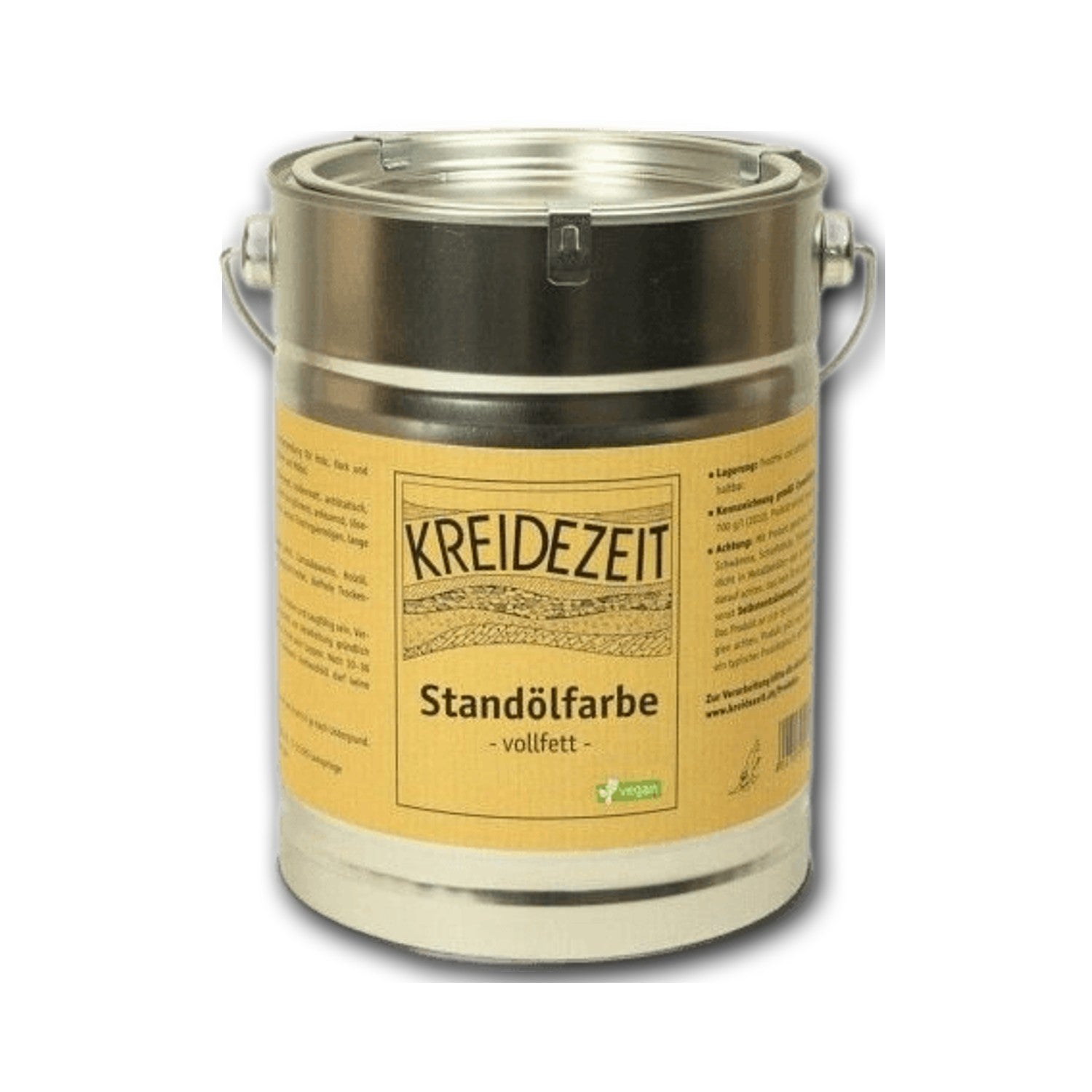 Kreidezeit Standölfarbe vollfett weiß — 2,5 l