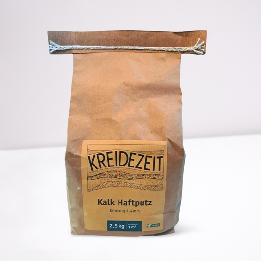 Kreidezeit Kalk Haftputz 1,4mm Körnung