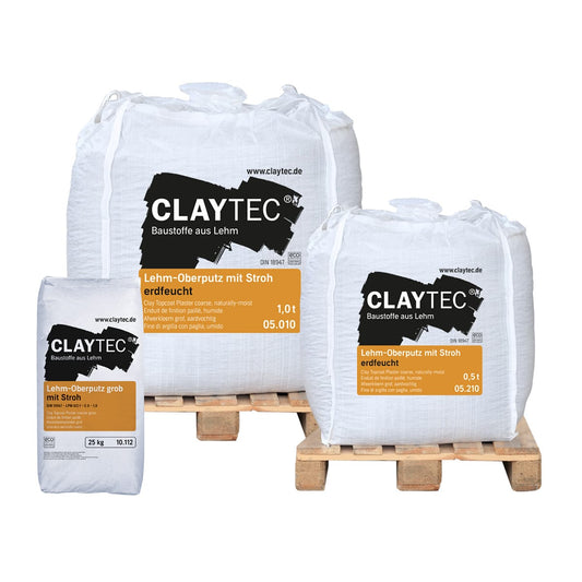 Claytec Lehm-Oberputz FEIN 06