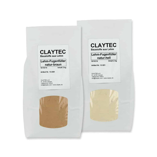 Claytec Fugenfüller Natur-Hell 1,5 Kg