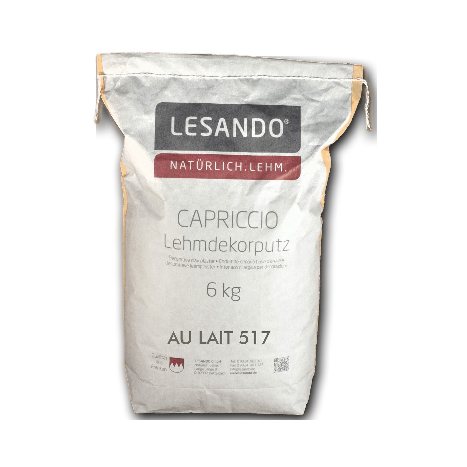 Lesando CAPRICCIO Lehmdekorputz Au Lait 517 — 6 kg