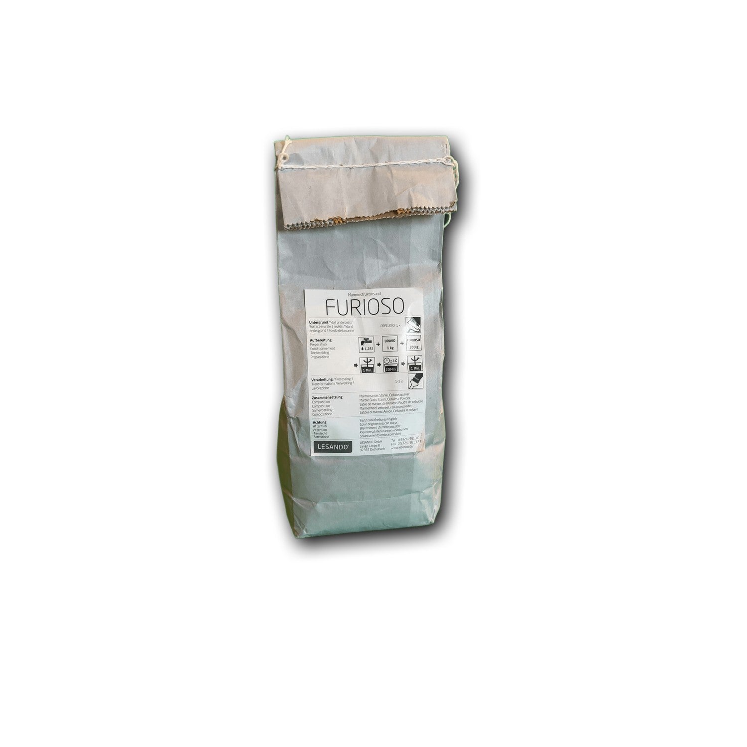Lesando Furioso Marmorstruktursand - 1,5 kg — Detailansicht