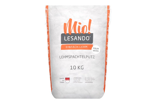 Mio! Lehmspachtelputz Raumweiss
