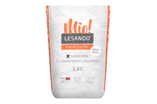 Lesando Mio! Lehmfarbe Raumweiß