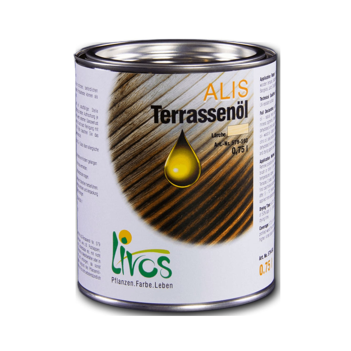 Livos ALIS Terrassenöl Bongossi — 0,05 l