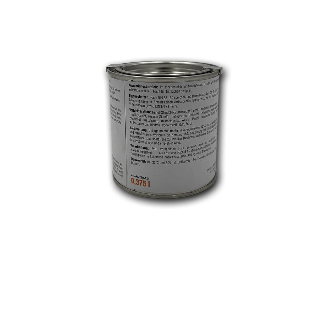 Livos KALDET Holzlasur Bauernblau - 0,375 l Dose — Detailansicht