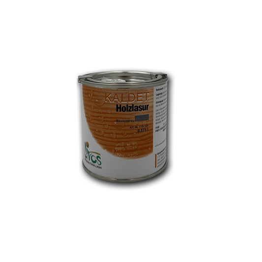 Livos KALDET Holzlasur Bauernblau - 0,375 l Dose