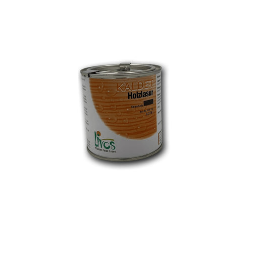 Livos Kaldet Holzlasur Ebenholz - 0,375 l Dose