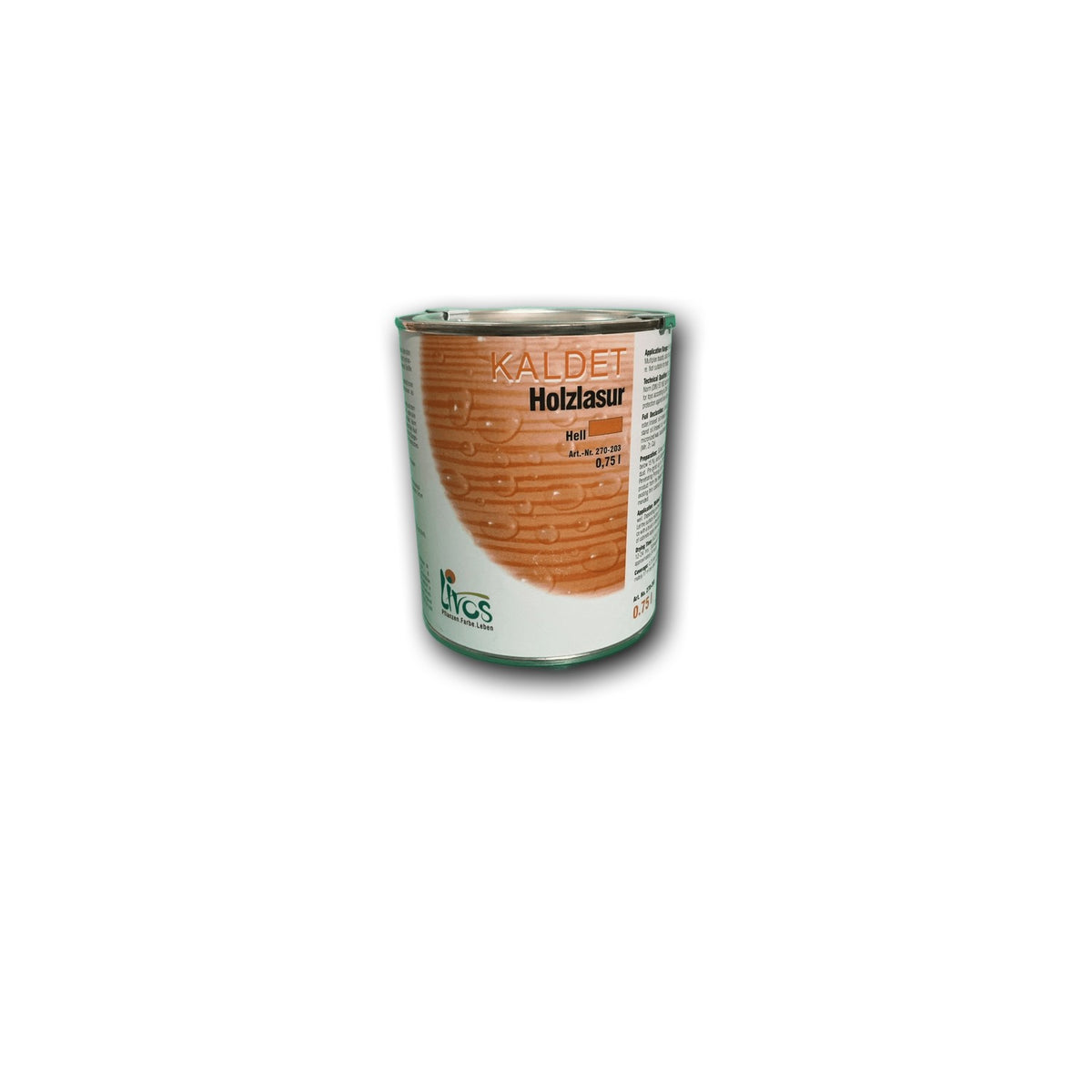 Livos KALDET Holzlasur Hell — 0,75 l