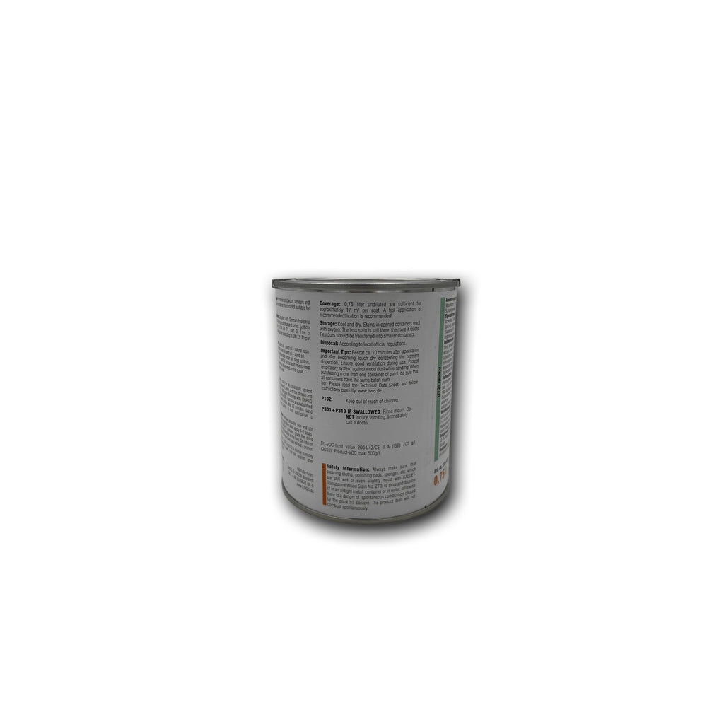 Livos KALDET Holzlasur Ultramarinblau - 0,75 l Dose — Detailansicht