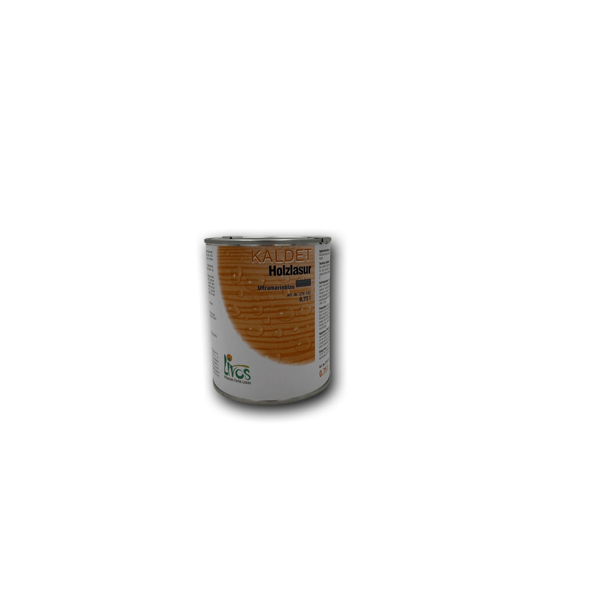 Livos KALDET Holzlasur Ultramarinblau — 0,75 l