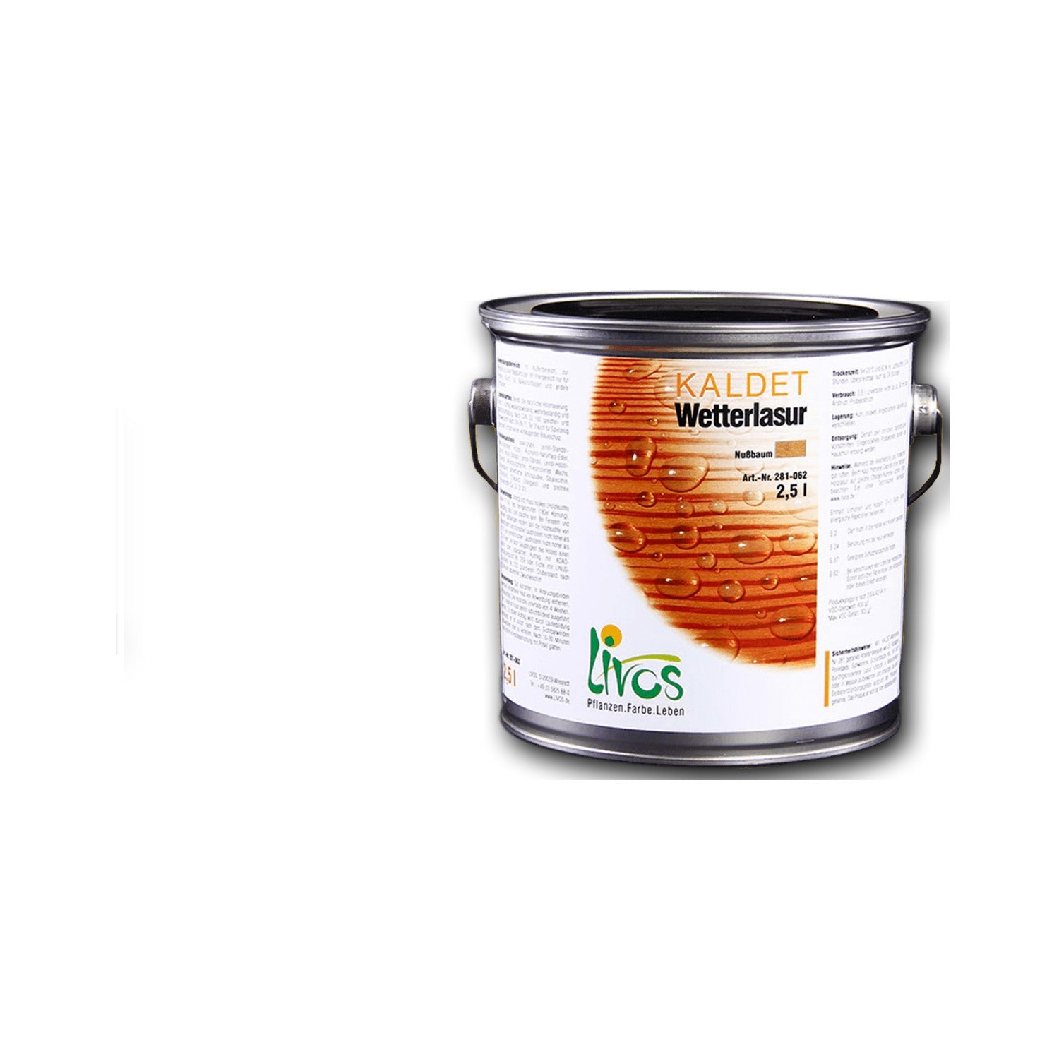 Livos Kaldet Wetterlasur Buchsbaum — 2,5 l