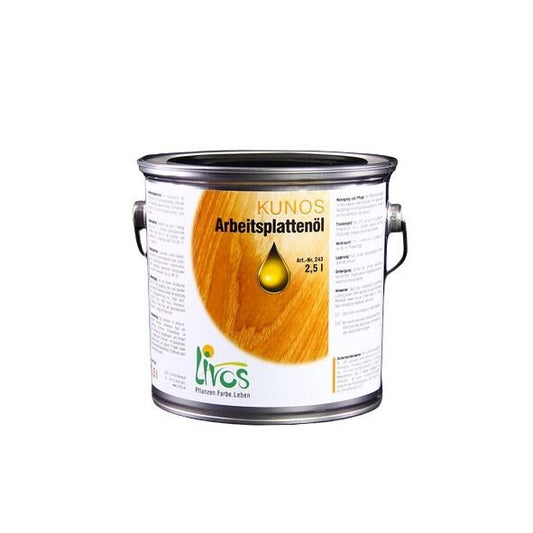 LIVOS Kunos Arbeitsplattenöl 243 farblos - 0,25 l Gebinde