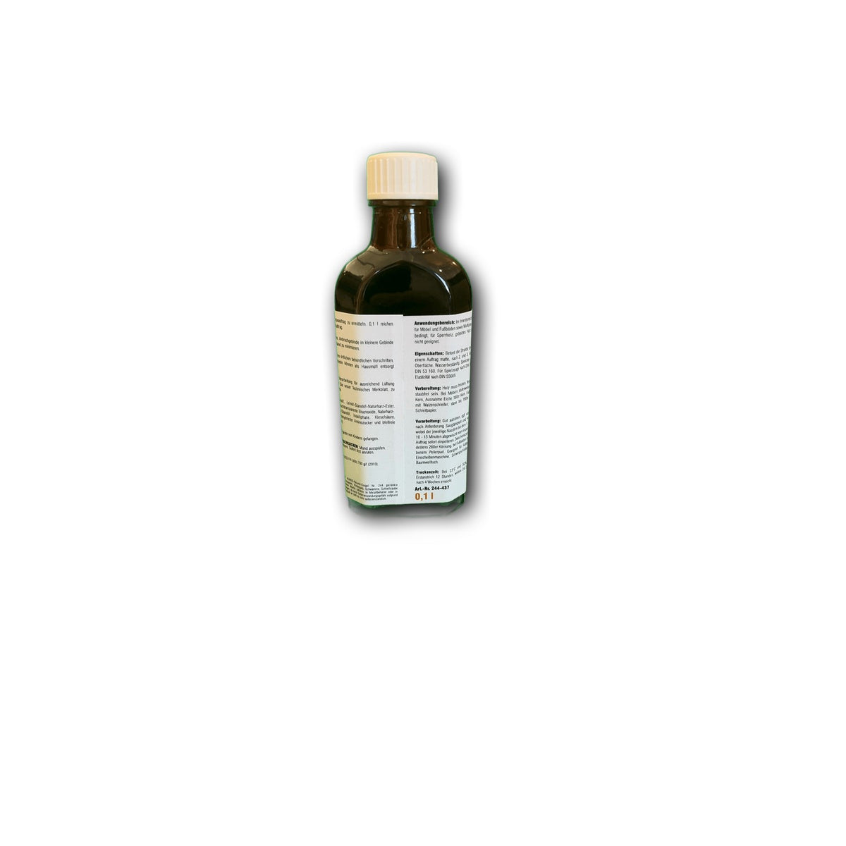 Livos KUNOS Naturöl-Siegel Black Bean - 0,1 l Flasche — Detailansicht