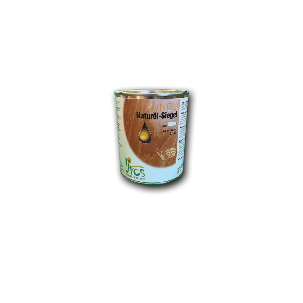 Livos KUNOS Naturöl-Siegel Weiß Nr. 244-204 — 0,75 l