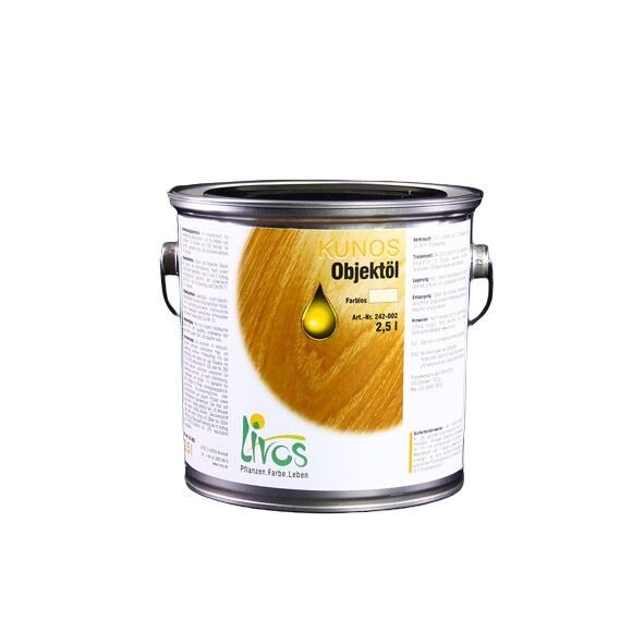 LIVOS Kunos Objektöl 242 farblos - 0,75 l Gebinde