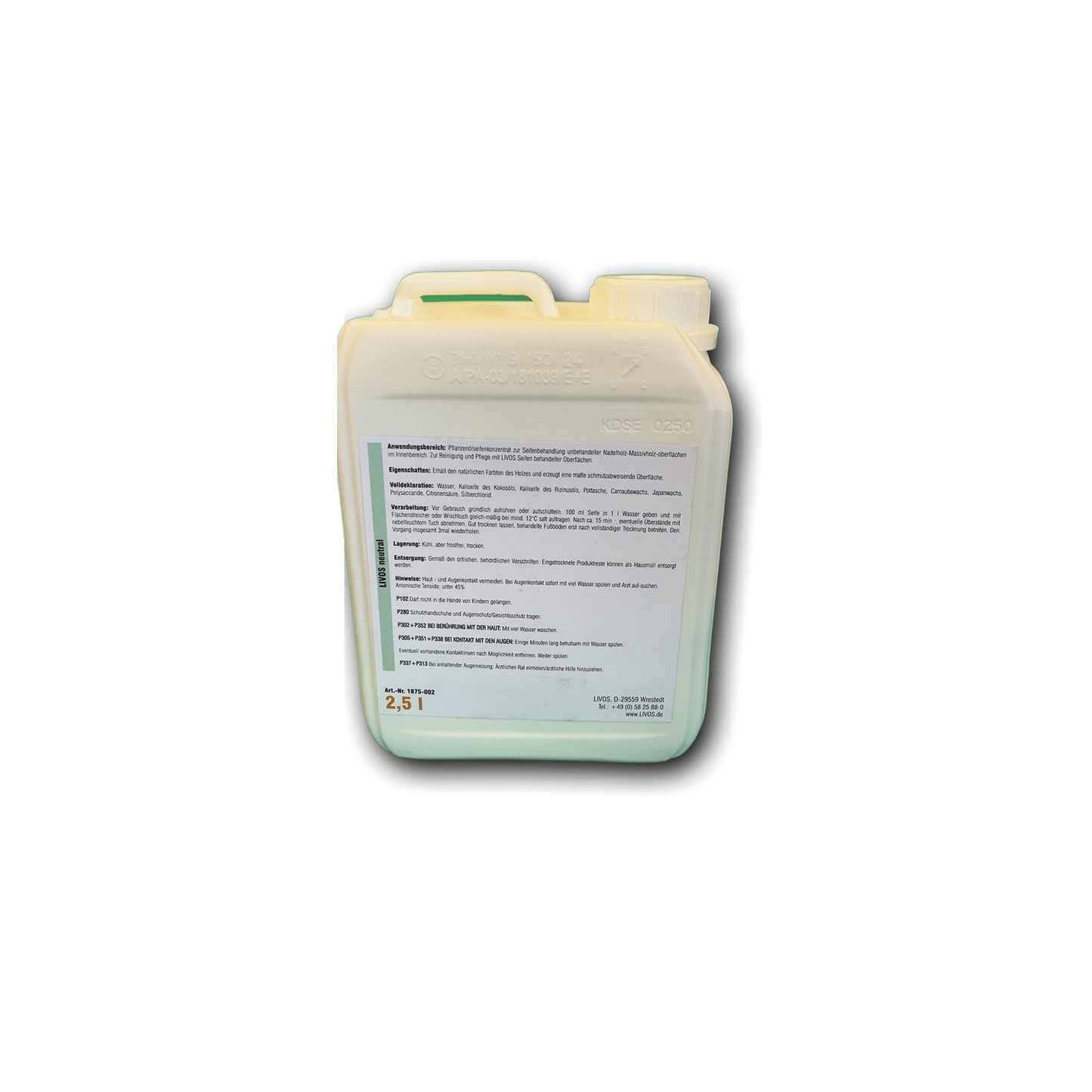 Livos LATIS Kokosöl-Seife farblos - 2,5 l Kanne