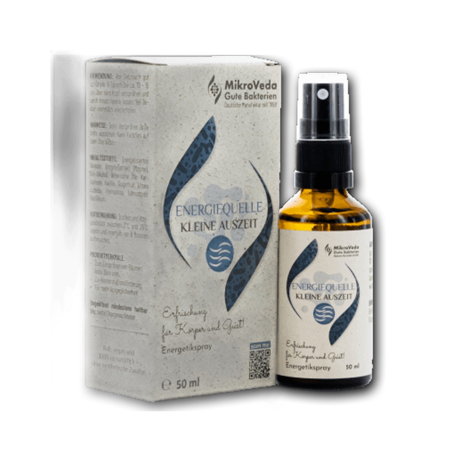 MikroVeda Kleine Auszeit ENERGIEQUELLE Raumspray — 50 ml