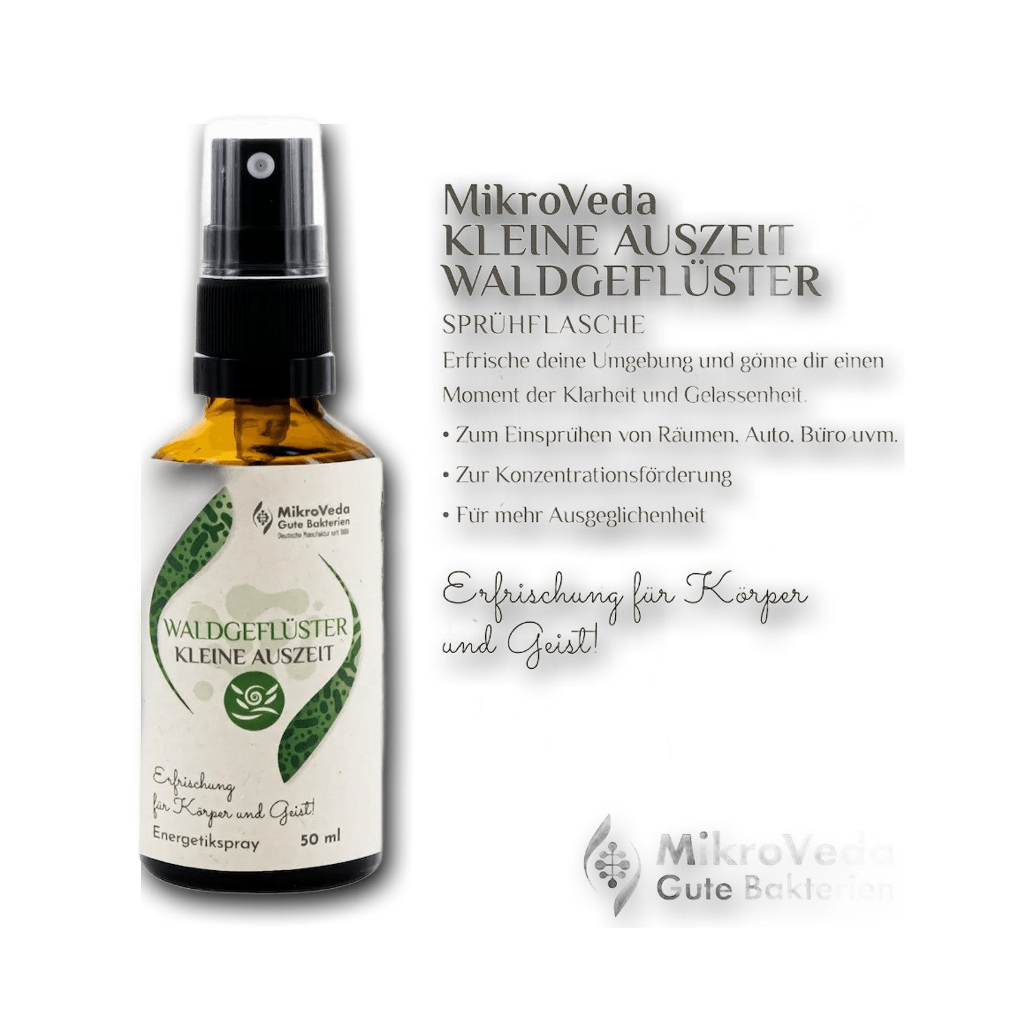 MikroVeda Kleine Auszeit Erfrischungsspray — 50 ml